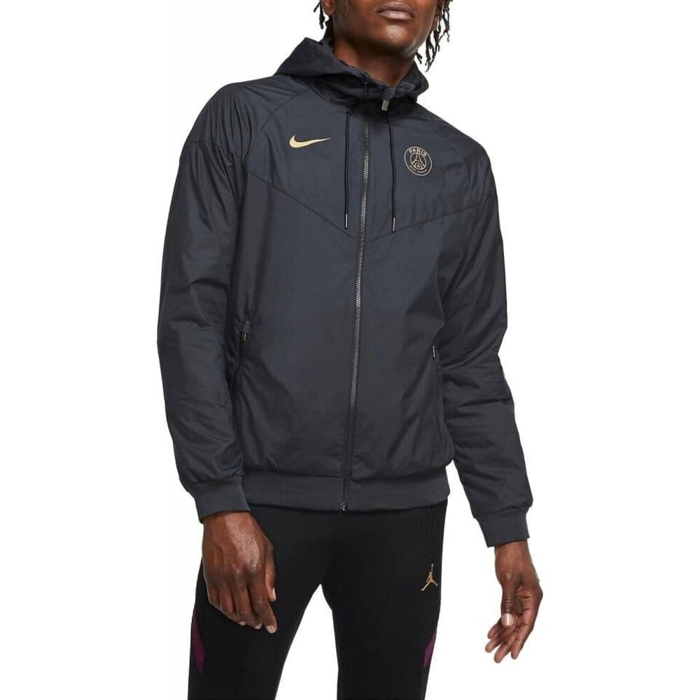 Nike Vintage Super Rare Paris Windrunner Jacket Saint Germain All Black S